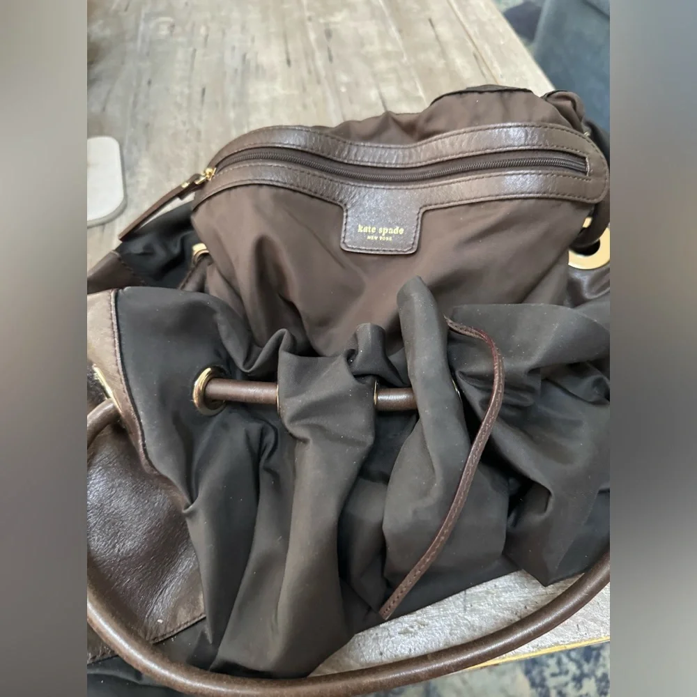 kate spade Brown and Black Hobo Bag